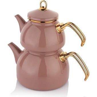 Schafer Retronomy Emaye Çaydanlık Rose Gold