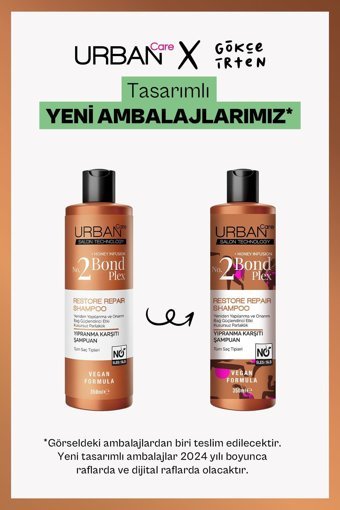 Urban Care No:2 Bond Plex Yıpranma Karşıtı Bakım Şampuanı 350 ml
