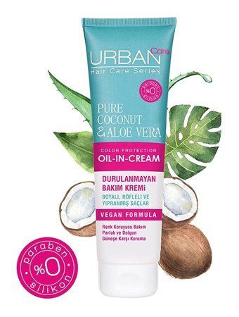 Urban Care Renk Koruyucu Hindistan Cevizi Aleo Vera Kadın Saç Kremi 150 ml
