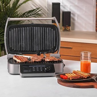 Karaca Multigrill XL 8 Dilim Granit Çıkarılabilir Plaka 2100 W Izgara Gri Tost Makinesi