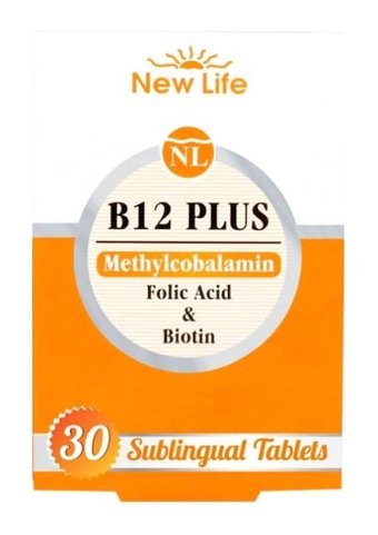 New Life B12 Plus Yetişkin 30 Adet Dilaltı