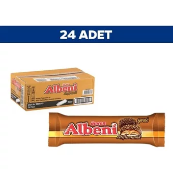 Ülker Albeni Çikolatalı Karamelli Bisküvi 24x72 gr