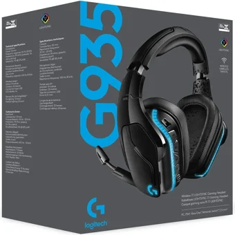 Logitech G G935 Kulak Üstü Kablosuz Bluetooth Kulaklık Siyah