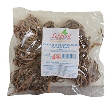 Lokman Avm Vegan Doğal Fatma Ana Eli Otu Bitkisi & Meryem Ana Eli Otu Bitkisi Tane 100 gr