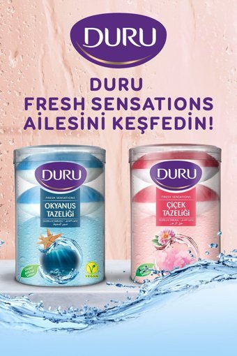 Duru Fresh Sensations Çiçek Tazeliği Katı Sabun 4x400 gr