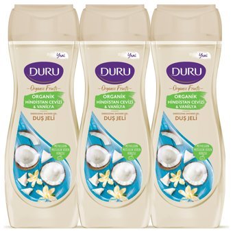 Duru Hindistan Cevizi Vanilyalı Duş Jeli 3x450 ml