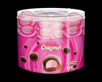 Ülker Çokomel Çilekli Bisküvi 180 gr