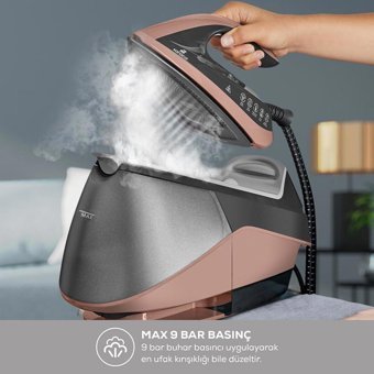 Karaca Vantuz Smart Touch 2600 W Kazanlı Ütü Rose Gold