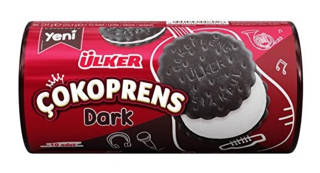 Ülker Çokoprens Bitter Çikolatalı Bisküvi 234 gr