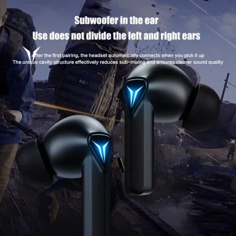 Lenovo Livepods Gm6 Kulak İçi Kablosuz Bluetooth Kulaklık Siyah