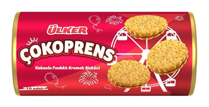 Ülker Çokoprens Çikolatalı Bisküvi 12x300 gr