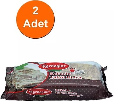 Kardeşler Kakaolu Tahinli Helva 2x1 kg