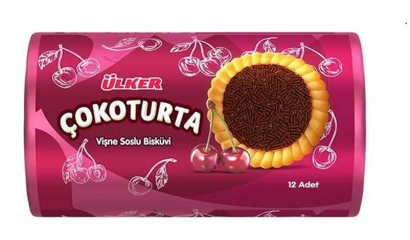 Ülker Çokoturta Vişneli Bisküvi 300 gr
