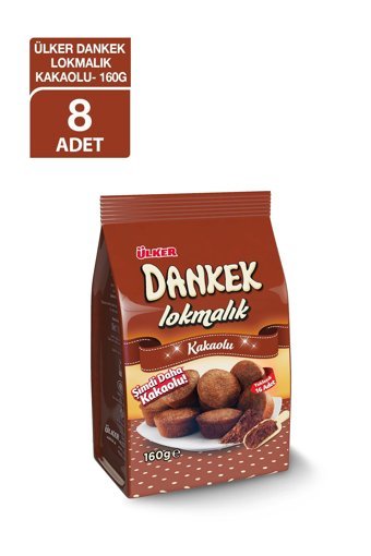 Ülker Dankek Lokmalık Kakaolu Kek 8x160 gr