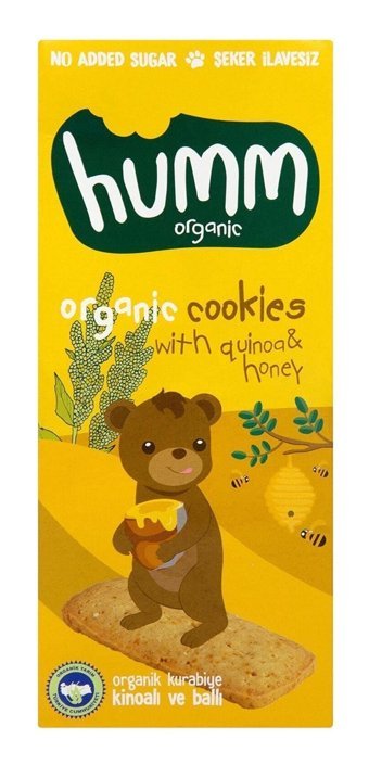 Humm Organic Ballı Kinoalı Bisküvi 55 gr