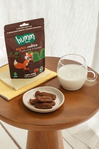 Humm Organic Fındıklı Keçiboynuzlu Bisküvi 6x55 gr