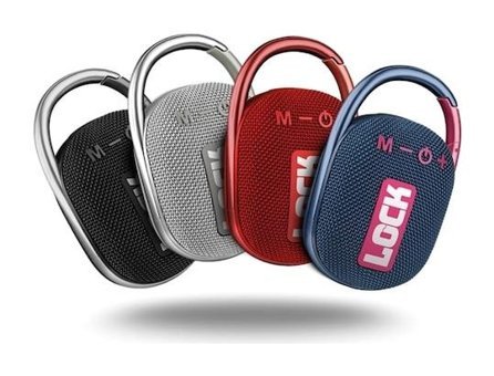 Powerway Lock Bluetooth Hoparlör Kırmızı