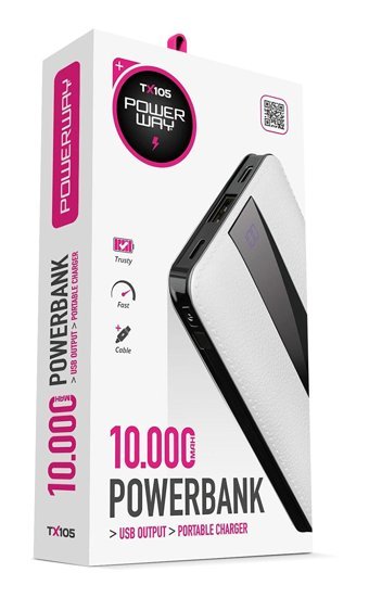 Powerway TX105 10000 mAh Kablolu Powerbank