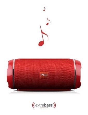 Powerway WRX05 Bluetooth Hoparlör Kırmızı
