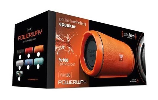 Powerway WRX05 Bluetooth Hoparlör Kırmızı