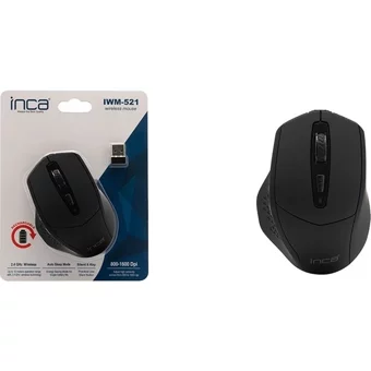 Inca IWM-521 Makrolu Kablosuz Siyah Optik Mouse