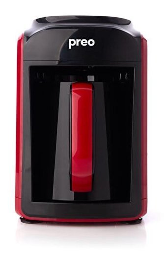 Preo E263ECM Hazneli Fincan Kırmızı Türk Kahvesi Makinesi