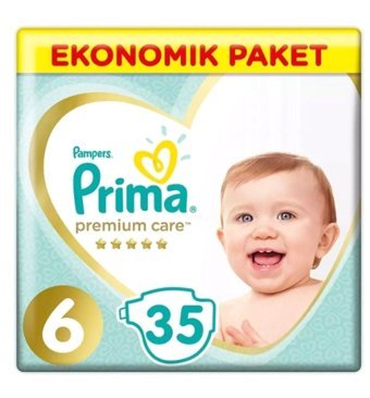 Prima Premium Care 6 Numara Cırtlı Bebek Bezi 35x24 Adet