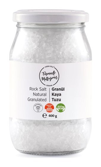 Fermente Mutfağım İyotlu Kristal Kaya Tuzu Kavanoz 400 gr