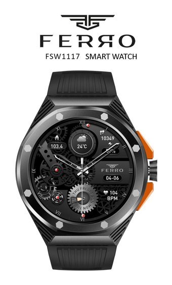 Ferro FSW1117D-G Akıllı Saat Siyah