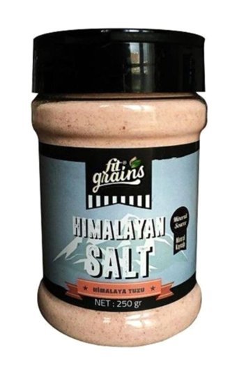 Fit Grains İyotlu Toz Himalaya Tuzu Kavanoz 250 gr