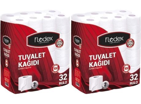 Flodex 2 Katlı 2x32'li Rulo Tuvalet Kağıdı