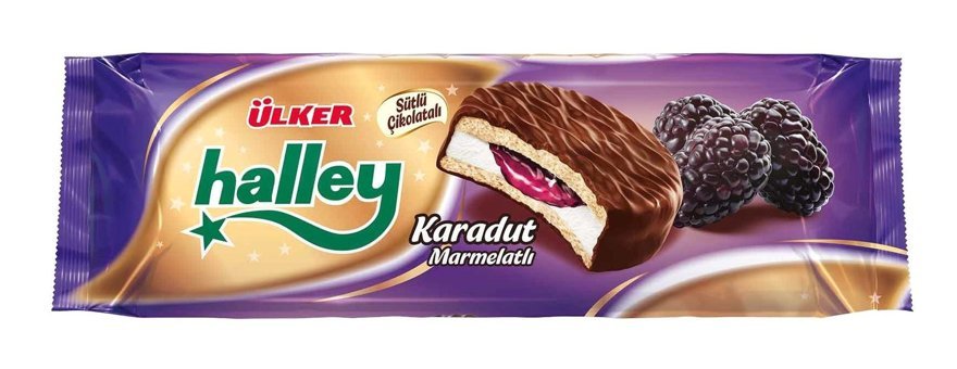 Ülker Halley Karadutlu Bisküvi 12x236 gr