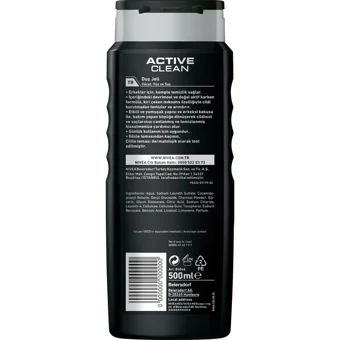 Nivea Aktif Karbonlu Duş Jeli 500 ml