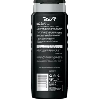 Nivea Aktif Karbonlu Duş Jeli 500 ml