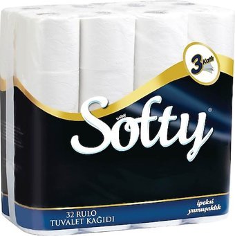 Softy 3 Katlı 32'li Rulo Tuvalet Kağıdı