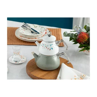 English Home Belleza Emaye Çaydanlık Yeşil