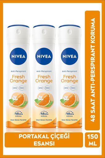 Nivea Sprey Kadın Deodorant 3x150 ml