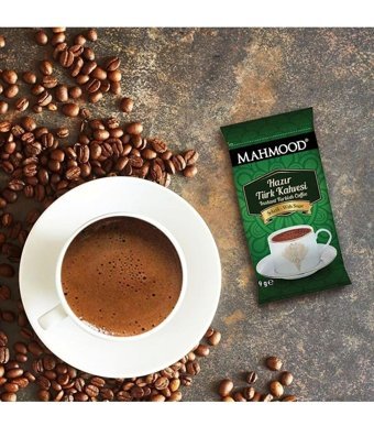 Mahmood Coffee Sade Orta Kavrulmuş Türk Kahvesi 12x9 gr
