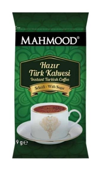 Mahmood Coffee Sade Orta Kavrulmuş Türk Kahvesi 12x9 gr