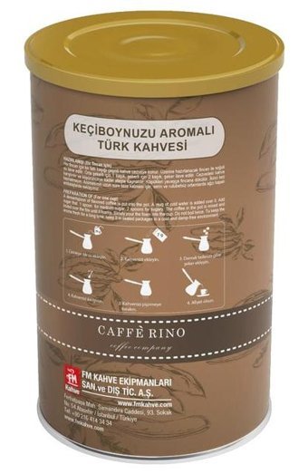 Caffe Rino Keçiboynuzlu Orta Kavrulmuş Türk Kahvesi 250 gr