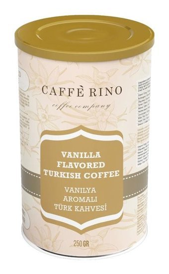 Caffe Rino Vanilyalı Orta Kavrulmuş Türk Kahvesi 250 gr