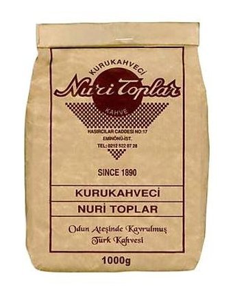 Nuri Toplar Sade Orta Kavrulmuş Türk Kahvesi 2x1 kg