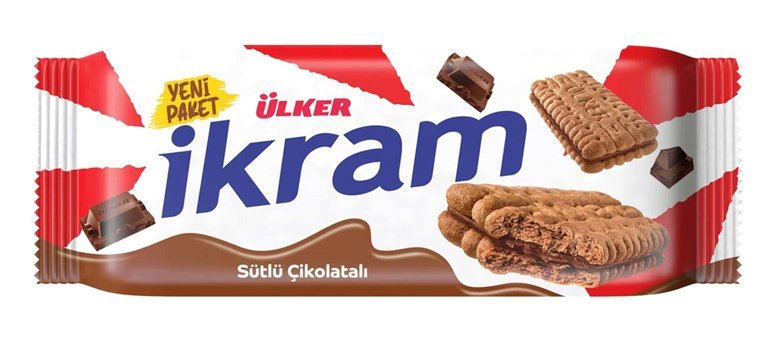 Ülker İkram Çikolatalı Kremalı Bisküvi 84 gr