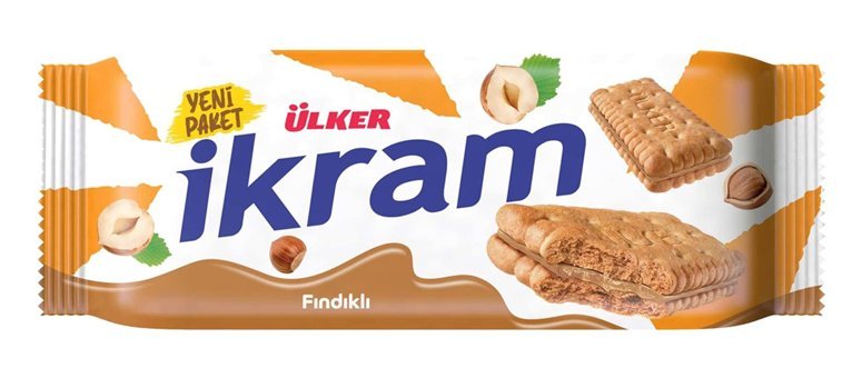 Ülker İkram Fındıklı Bisküvi 24x84 gr