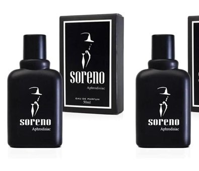 Soreno Mezzo Afrodizyak Etkili EDP Çiçeksi-Meyvemsi Erkek Parfüm 2x50 ml