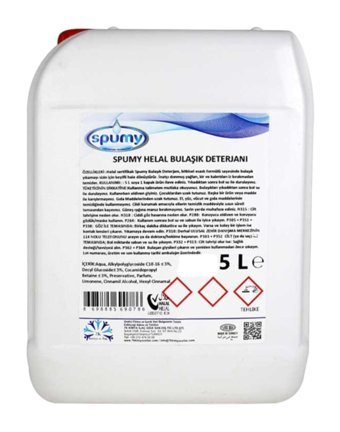 Spumy Limon Kokulu El Bulaşık Deterjanı 5 lt