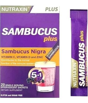 Nutraxin Sambucus Yetişkin Plus Nigra 2x20 Adet