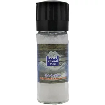 Kemah Tuz İyotlu Kristal Kaynak Tuzu Değirmen 100 gr