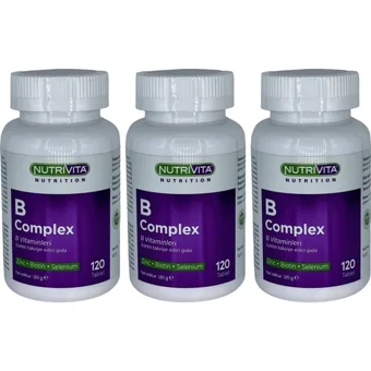 Nutrivita Nutrition Lodine Aromasız Unisex Vitamin 3x120 Tablet
