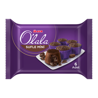 Ülker O'lala Sufle Mini Çikolatalı Kek 12x162 gr